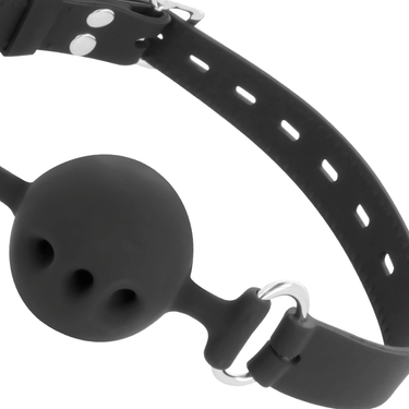 Bavaglio in silicone per giochi BDSM avanzati e silenzio totale